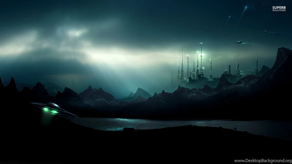 Aliens Attacking The City Wallpapers Fantasy Wallpapers