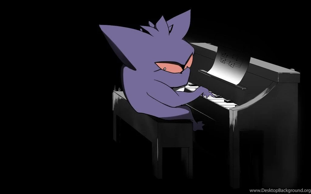 Wallpapers Gengar Playing Piano By Dunnik On DeviantArt