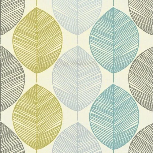Retro Leaf Teal And Green Wallpapers Arthouse Amazon.com