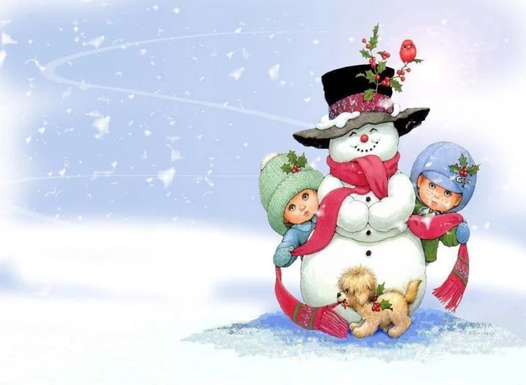 New Year Wallpapers Snowman
