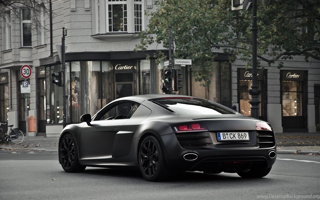 Download Wallpapers Audi, R8, V10, Matte Black, Audi Resolution ...