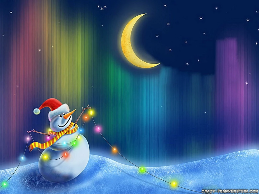 Christmas Snowman Wallpapers Crazy Frankenstein