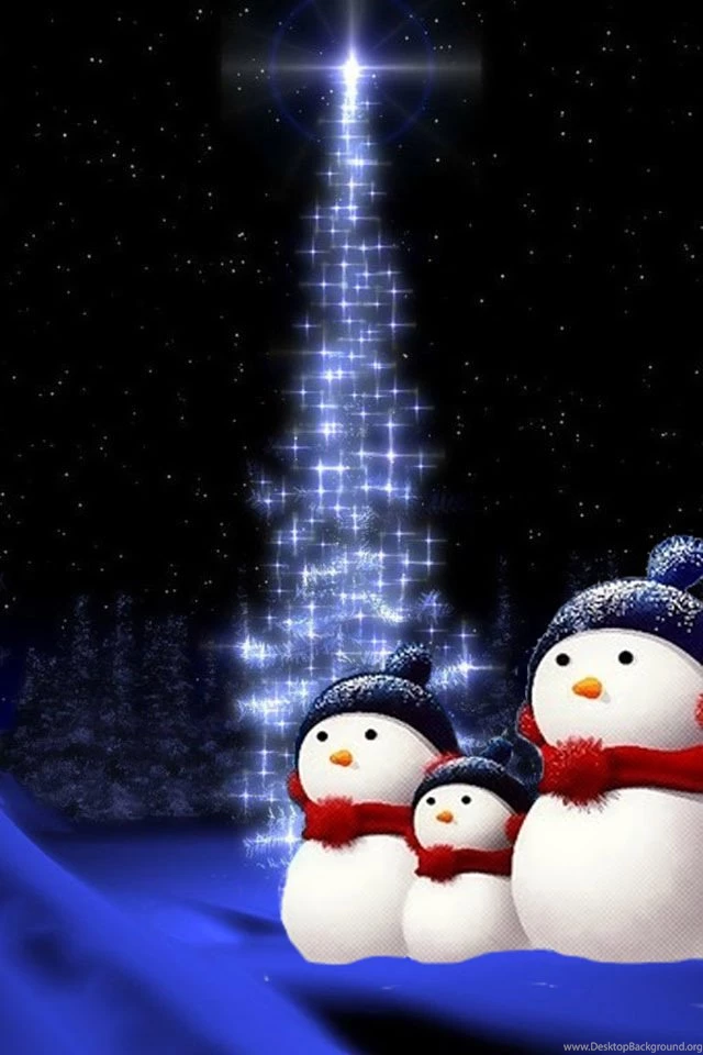 Christmas Snowmen Wallpapers For IPhone