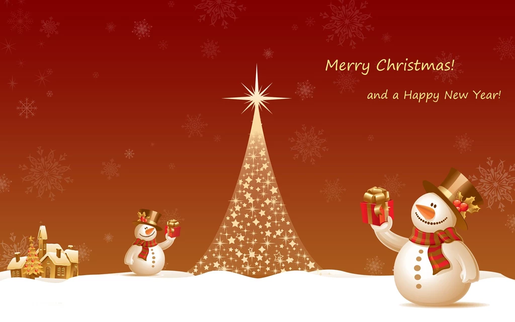Snowman New Year Wallpapers