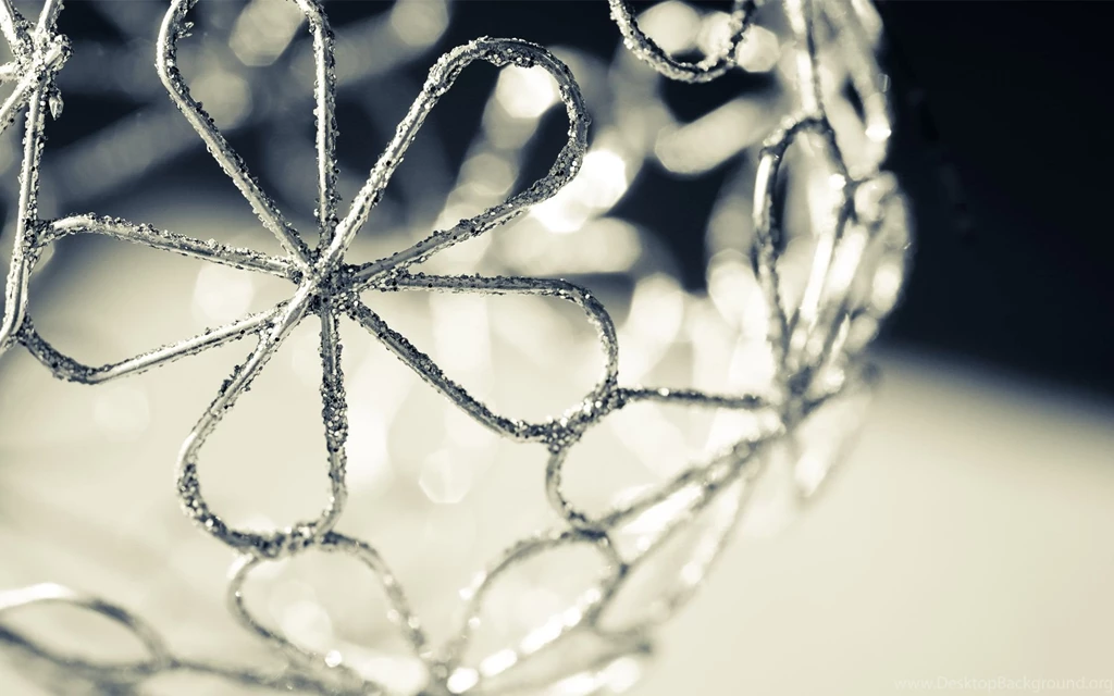 Christmas Ball Flowers Black And White Pattern Monochrome Ball ...