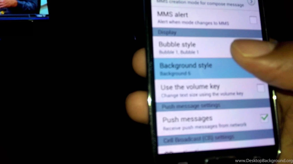 GALAXY S4 Different Text Messaging Backgrounds YouTube