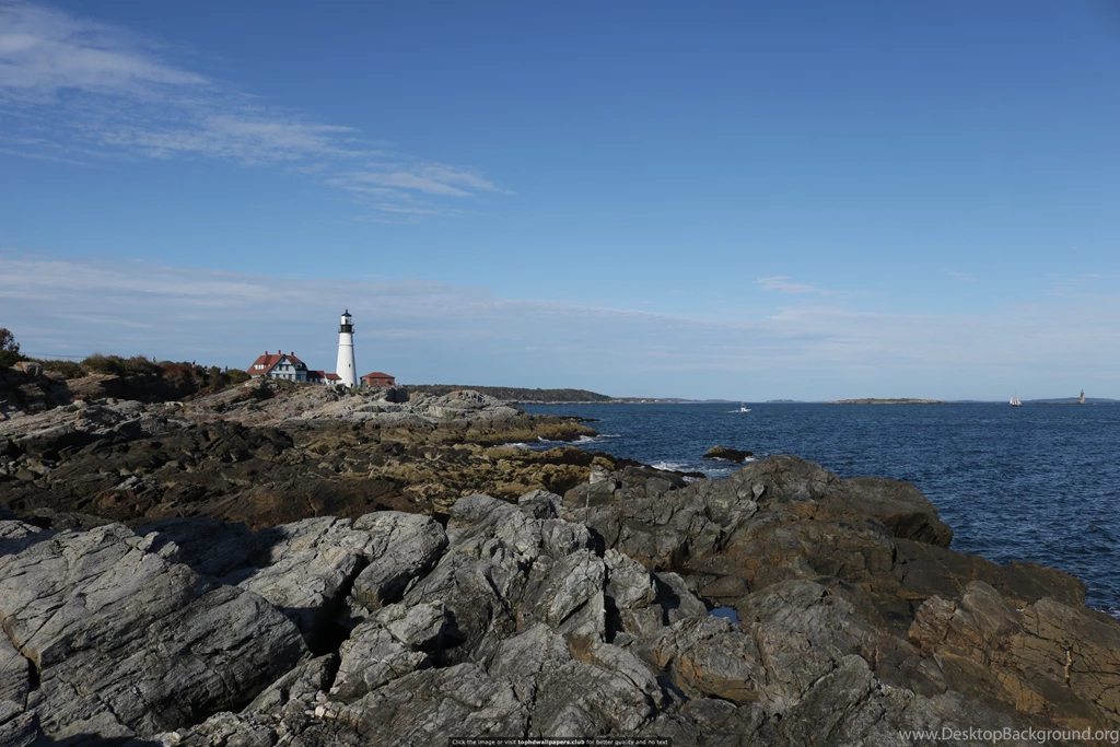 Portland Headlight Cape Elizabeth Maine 4K Or HD Wallpapers For ...