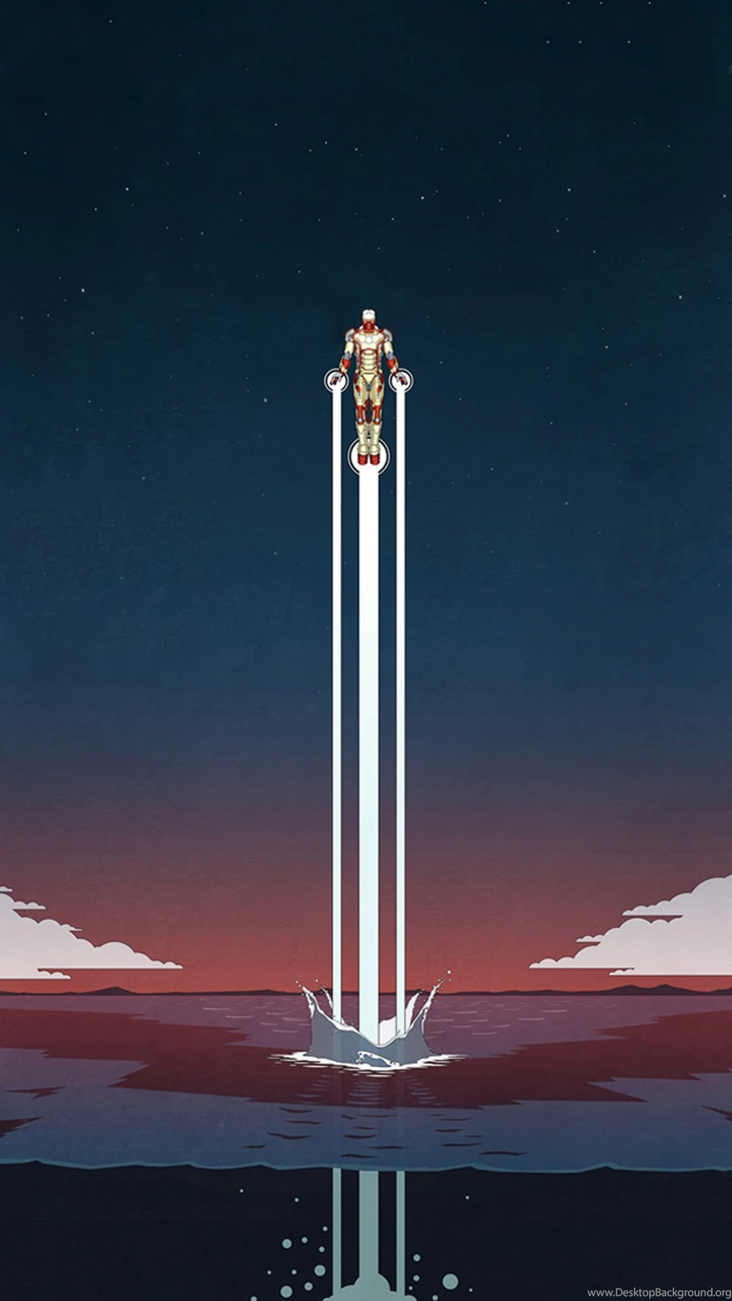 Wallpapers Samsung Galaxy S6 Iron Man Water Awesome 1440 X 2560 ...