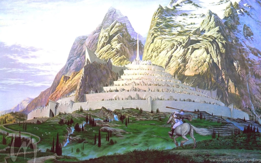 Gandalf, Gondor, Minas Tirith, The Lord Of The Rings :: Wallpapers