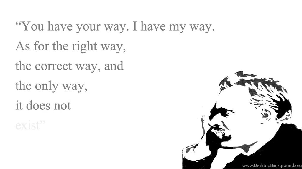 Nietszche's Greatest Quote : Wallpapers