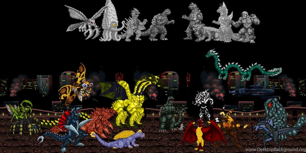 Godzilla Final Wars Sprites By Zillagamer On DeviantArt