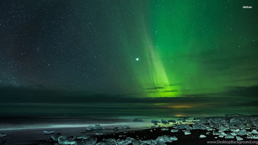 Winter Cabin And The Northern Lights Wallpapers » WallDevil Best ...