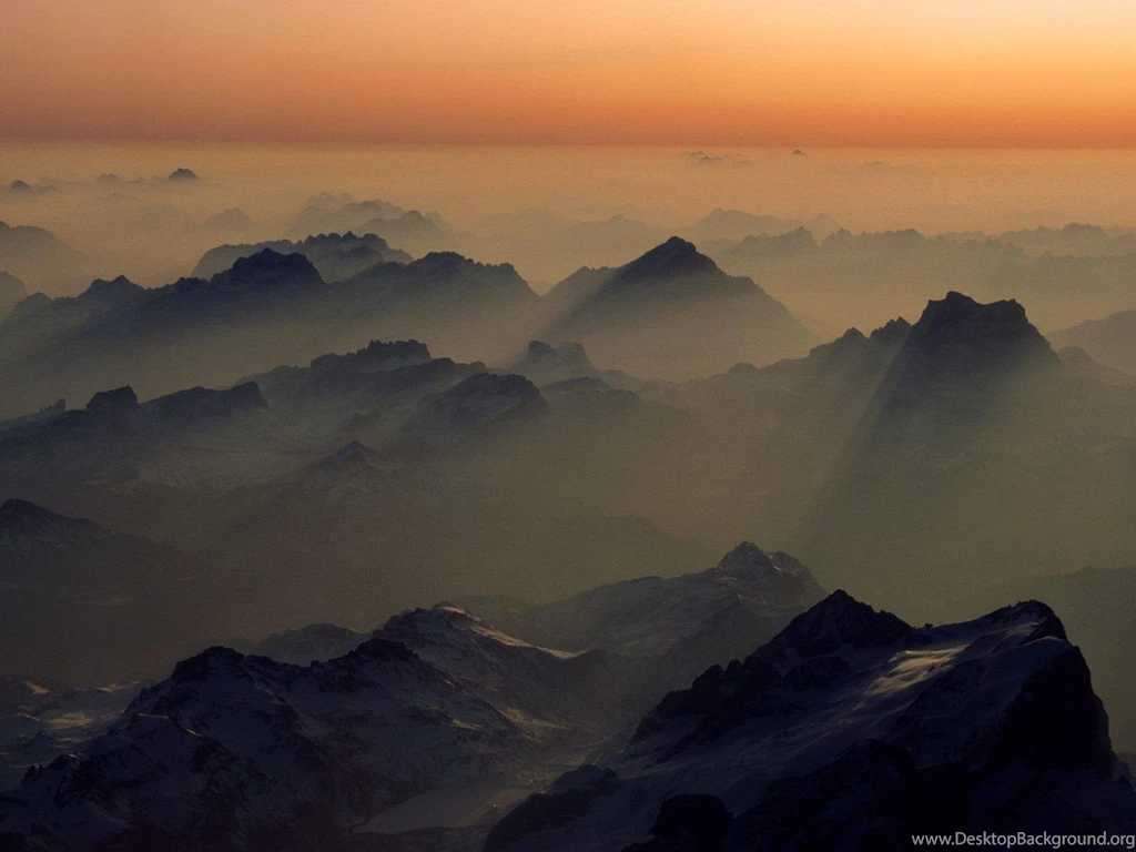 Misty Peaks, Alps, Austria Wallpapers And Images Wallpapers ...