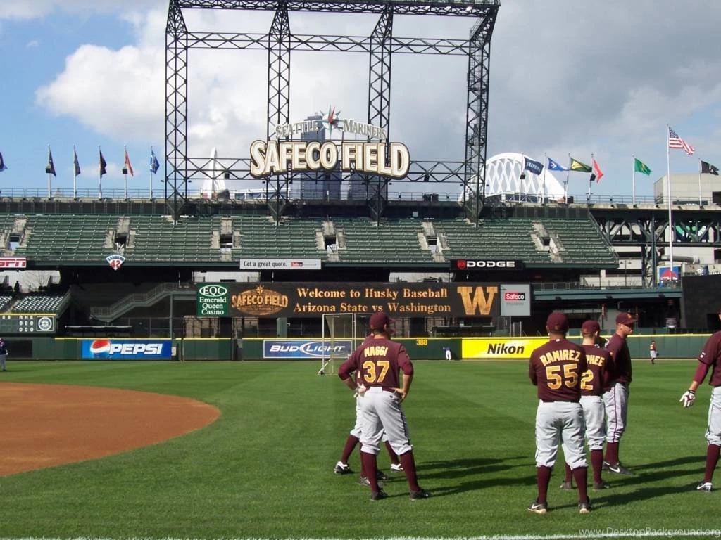Photo Gallery: ASU Baseball At Safeco Field   Arizona State Sun Devils