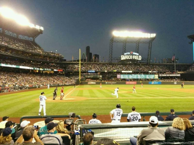 Safeco Field Section 125 Row 10 Seat 1 Seattle Mariners Vs Los ...