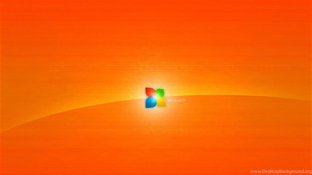 New Full HD Orange Windows 8 Wallpapers