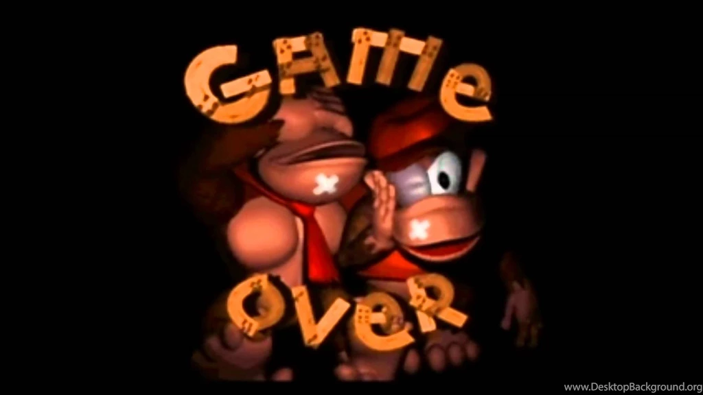 Donkey Kong Country Game Over YouTube