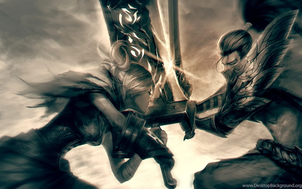 Download Wallpapers 3840x2400 League Of Legends, Yasuo, Riven, The ...
