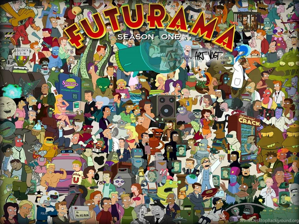 Futurama Season One Wallpaper Backgrounds
