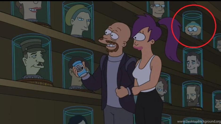 Spotted Cartman In The Backgrounds Of Futurama Imgur