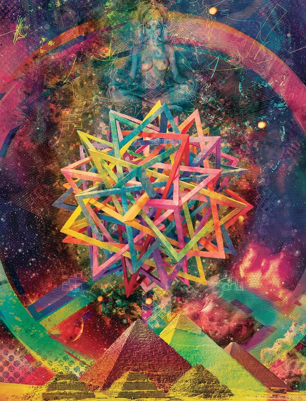 Psychedelic WaLLPAPER FOR IPHONE 6 WIN008 Wallpaperinside
