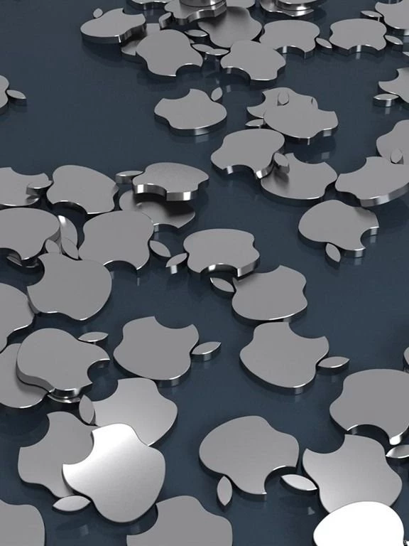 Weekend iPad Wallpapers: Apple Logos
