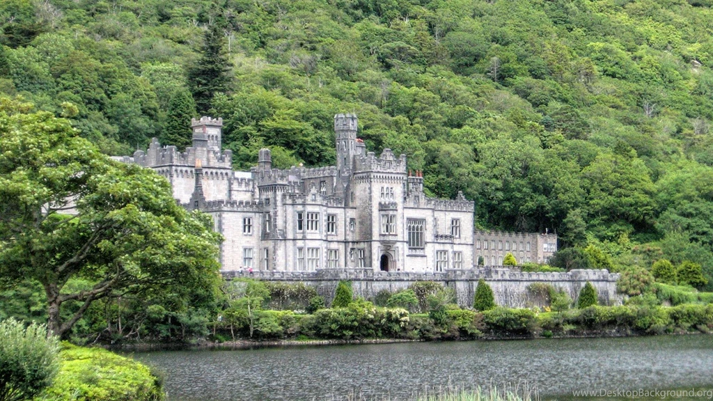 Download Wallpapers Kylemore Abbey, Connemara County, Galway ...