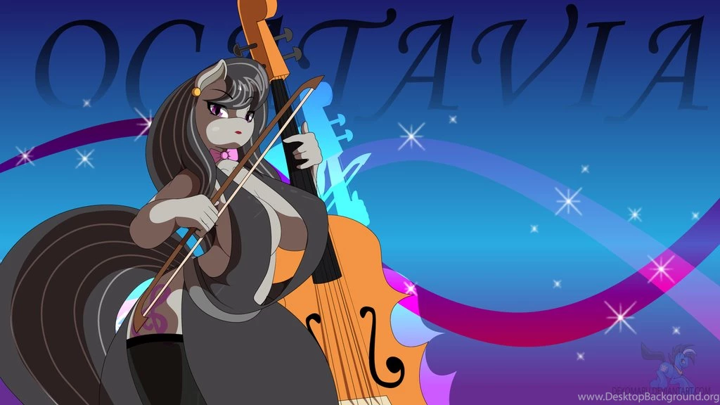 Saucy Anthro Octavia (Wallpaper) By Dekomaru On DeviantArt