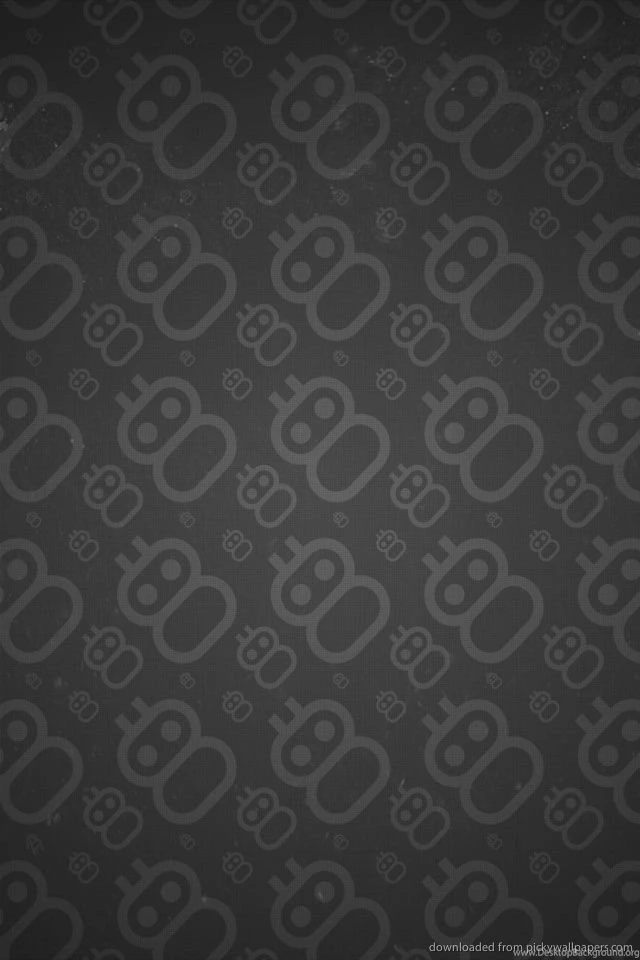 Download Gray Robot Pattern Wallpapers For iPhone 4