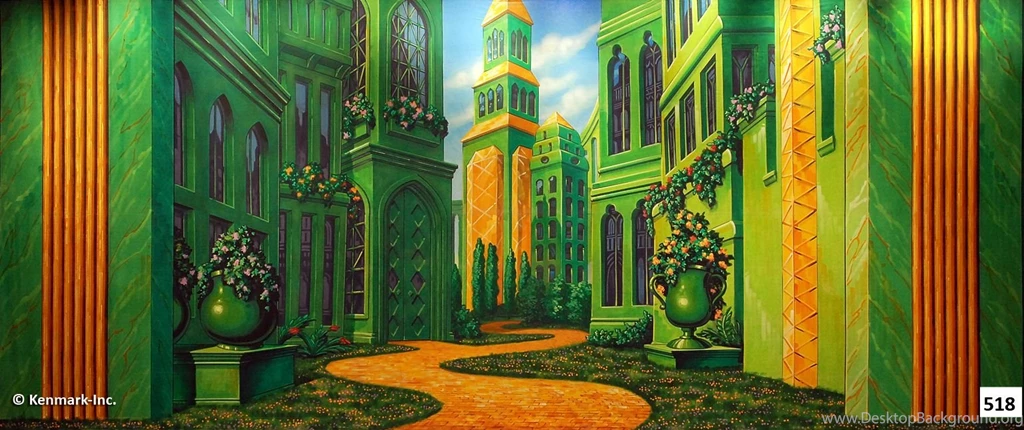 Wizard Of Oz Theatrical Backdrop Rentals By Kenmark Scenic Backdrops