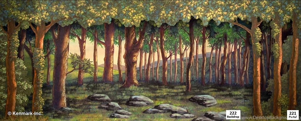222D Forest Theatrical Backdrop Rentals By Kenmark