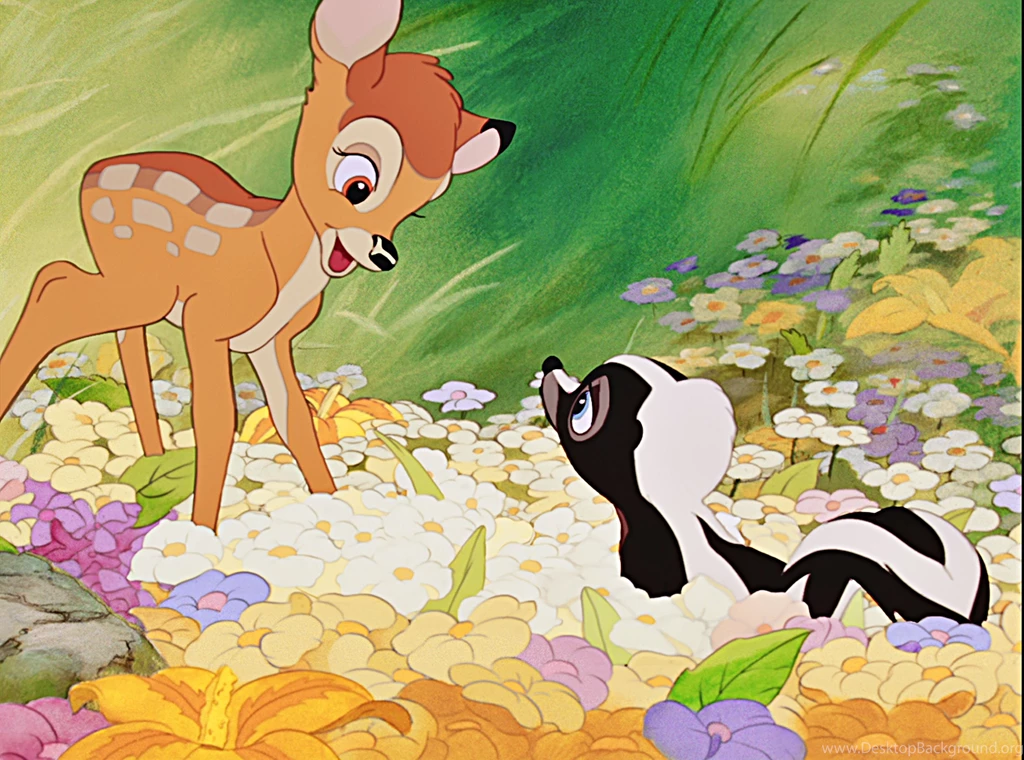 Bambi Flower Wallpaper.