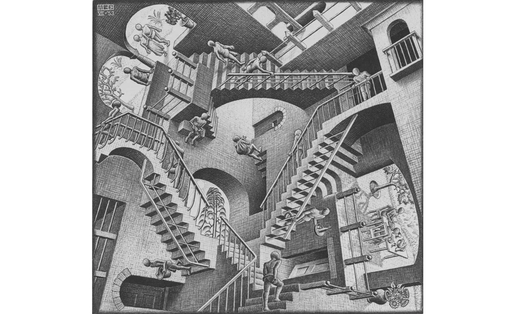 Mind bender: 'The Amazing World Of MC Escher' At Dulwich Picture ...