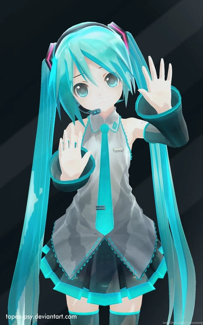 MMD Hatsune Miku Let Me Out Android Wallpapers By Topex psy On ...