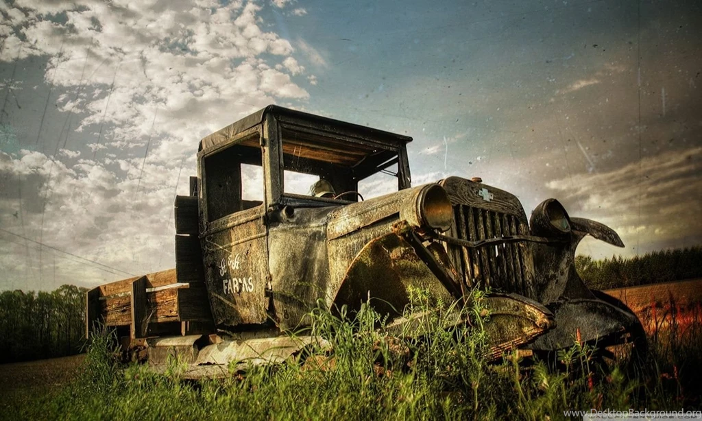 Old Rusty Car HD Desktop Wallpapers : Widescreen : High Definition ...