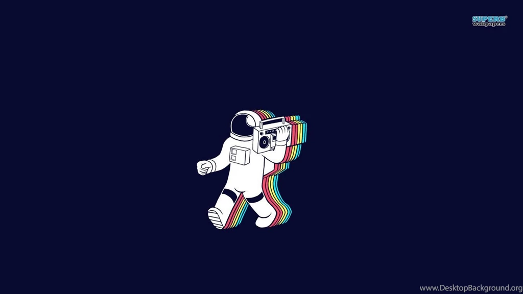 Party Astronaut Wallpapers   Music Wallpapers