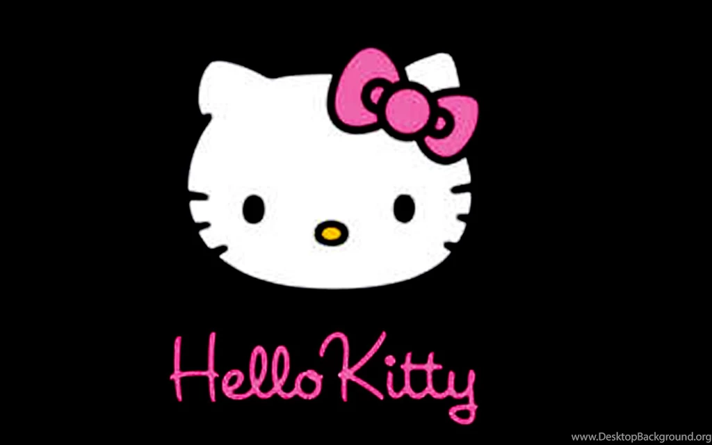 Hello Kitty Pink And Black Love Wallpapers For Android