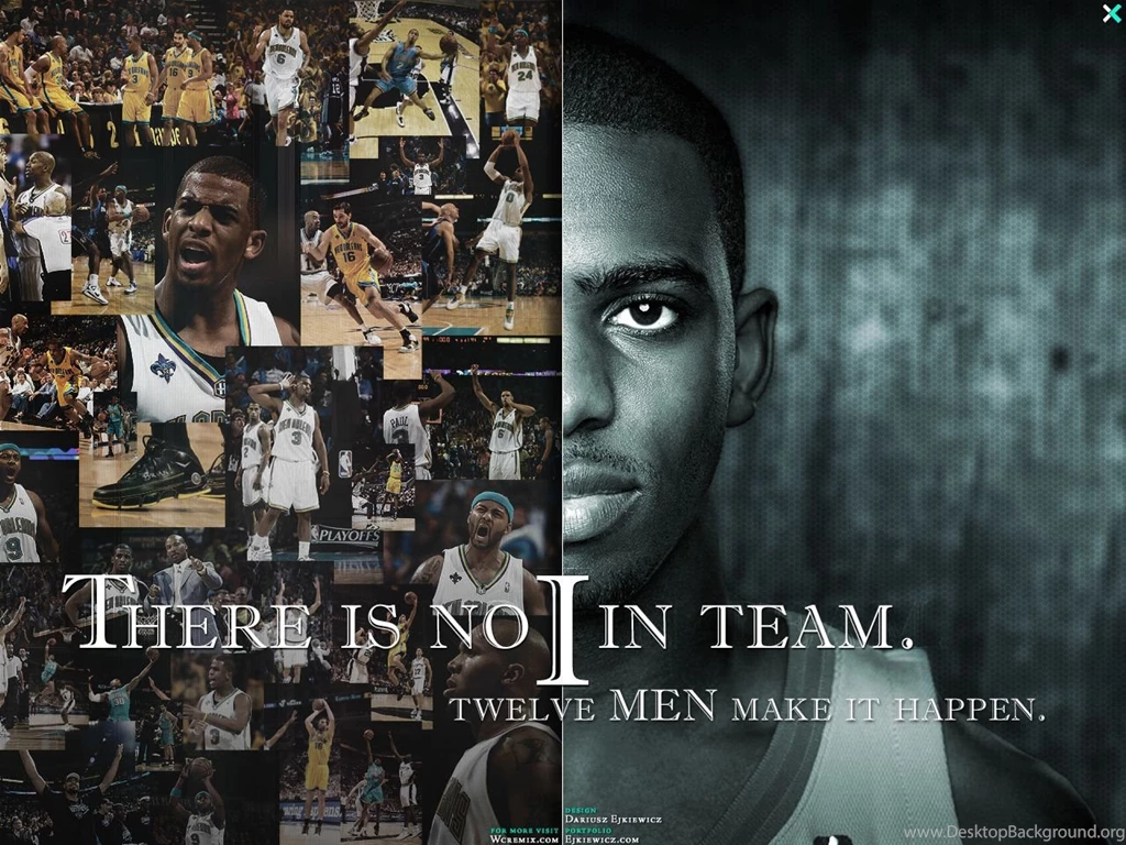 Hornets Wallpaper: Chris Paul – There Is No I In Team