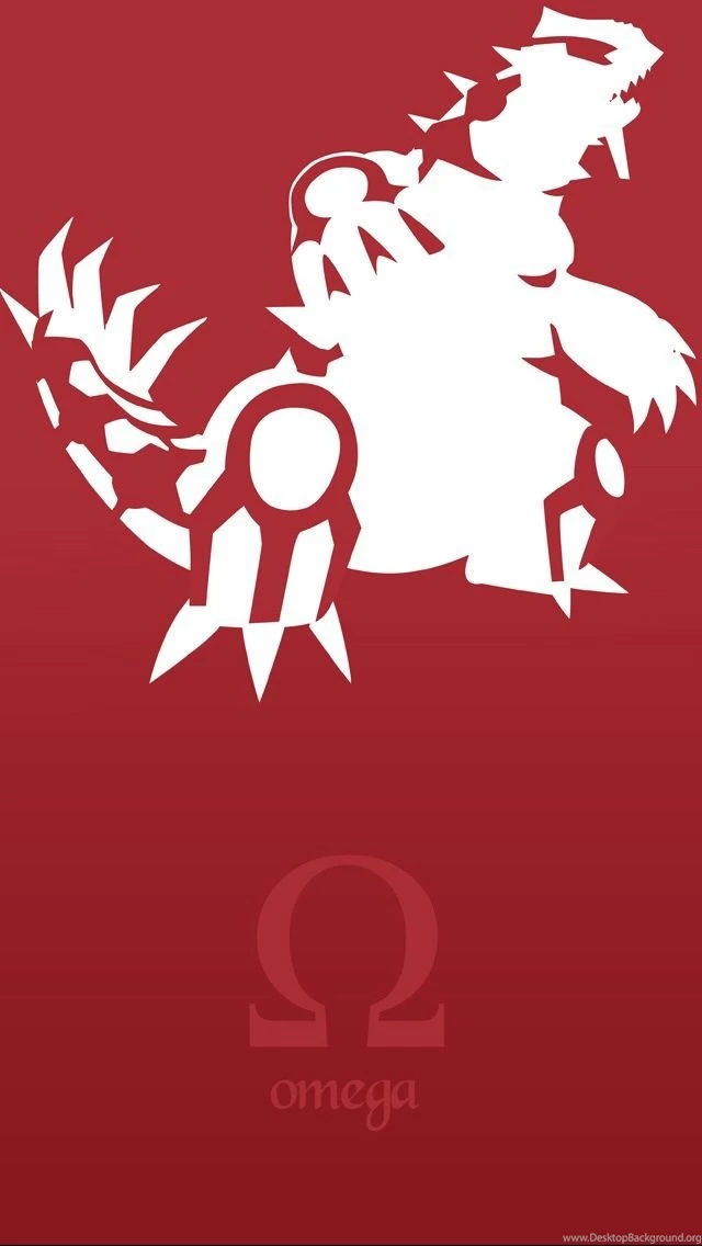 Omega Groudon. Check Out More Minimal Style Pokemon Wallpapers For ...