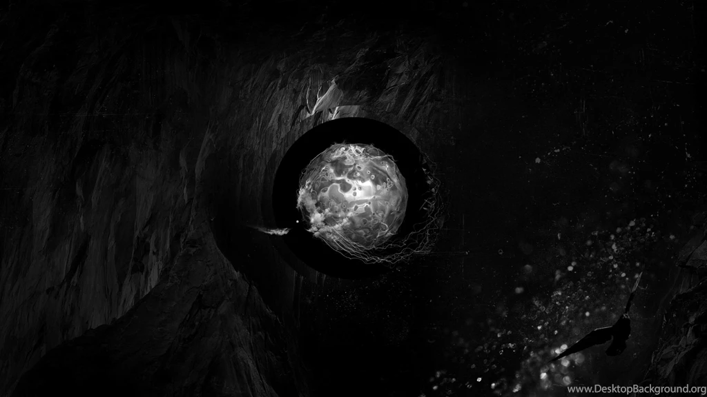 Abstract Eyes Black Dark Liquid Water Drops Spheres Orb Wallpapers ...