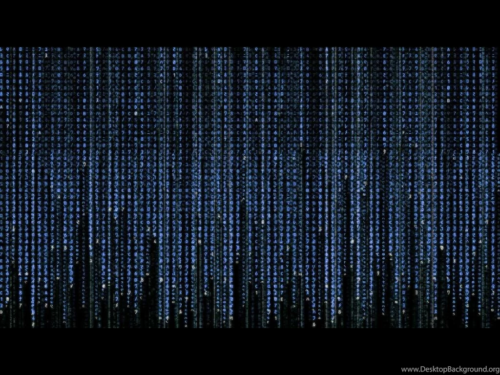 Wallpapers Matrix Geek Blue Binary Code Nature Com, Desktop ...