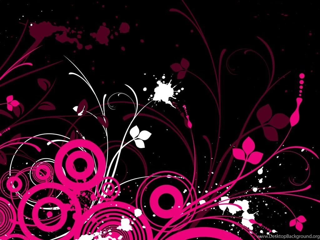 1024x768px Pink And Black Wallpapers Free Download