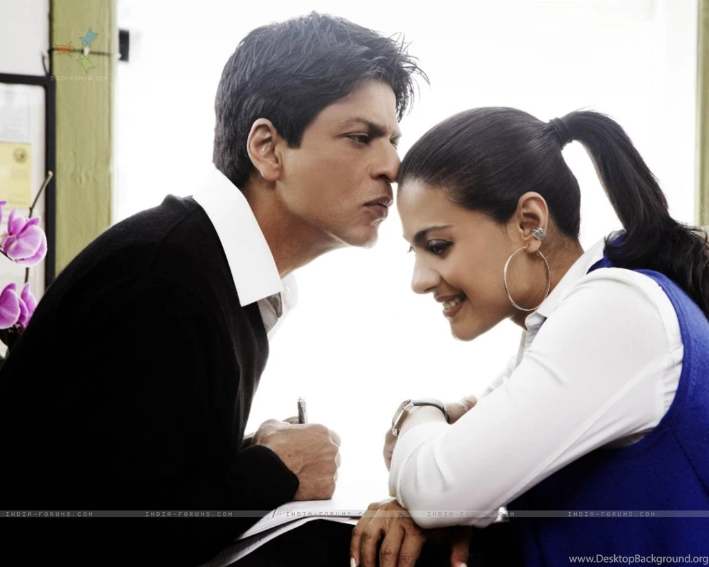 Wallpapers Lovable Scene Of Shahrukh And Kajol (40294) Size:1280x1024