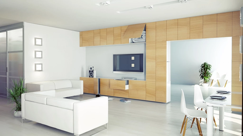 Download Wallpapers 3840x2160 Living Room, Furniture, Interior ...