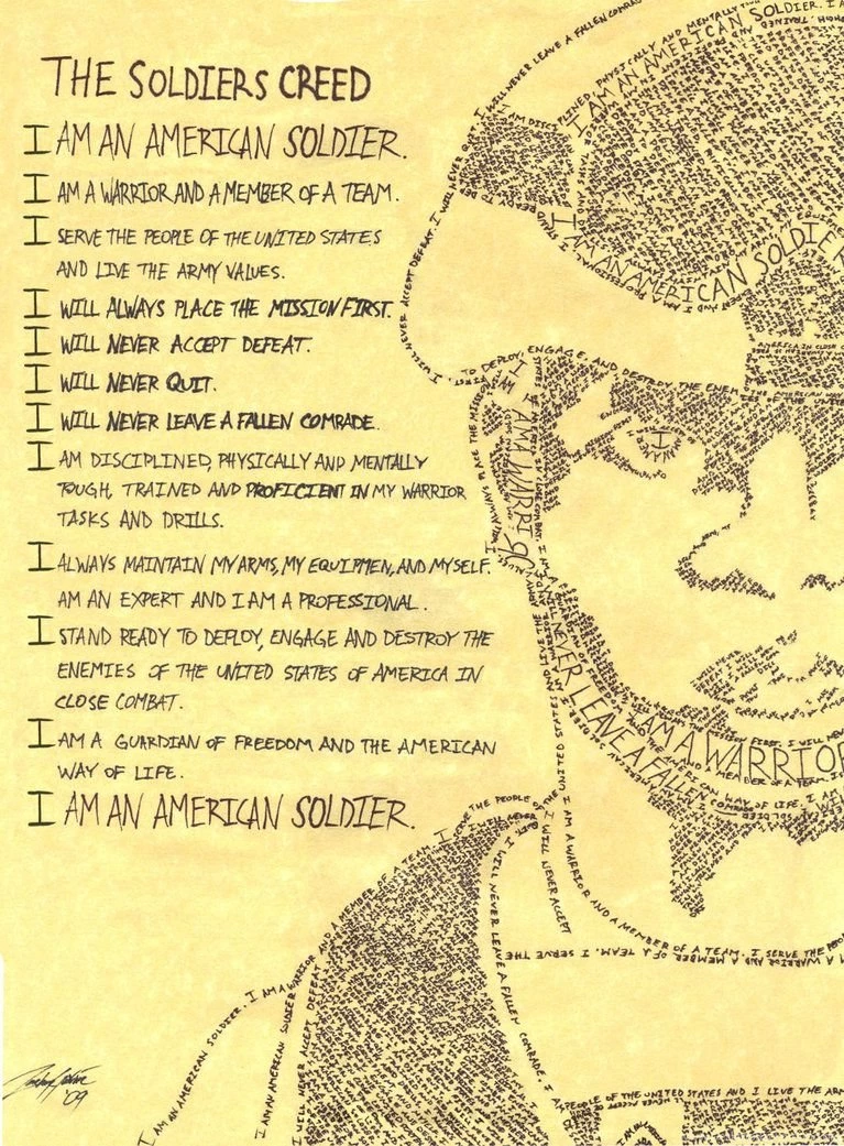 I Am The Soldier's Creed By Zdaisuke On DeviantArt