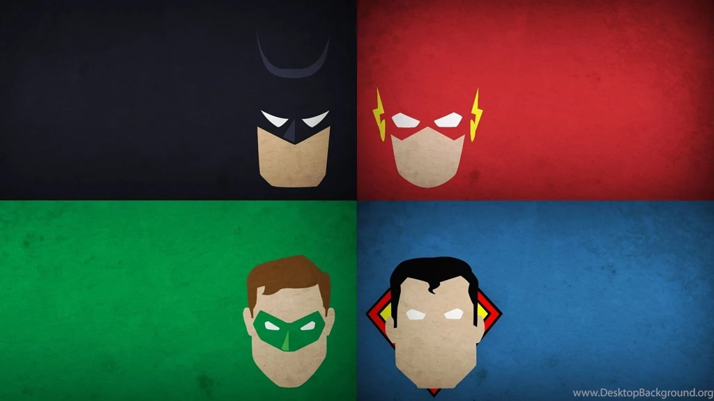 Batman Dc Comics Flash Superhero Green Lantern Justice League Of ...