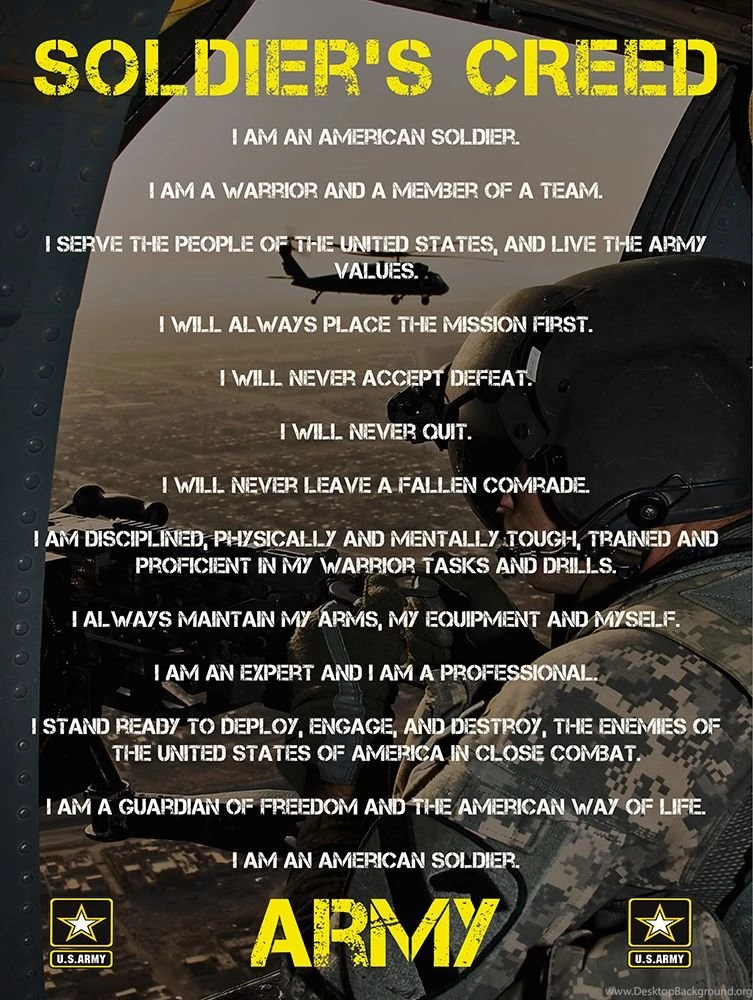 Soldiers Creed Wallpapers