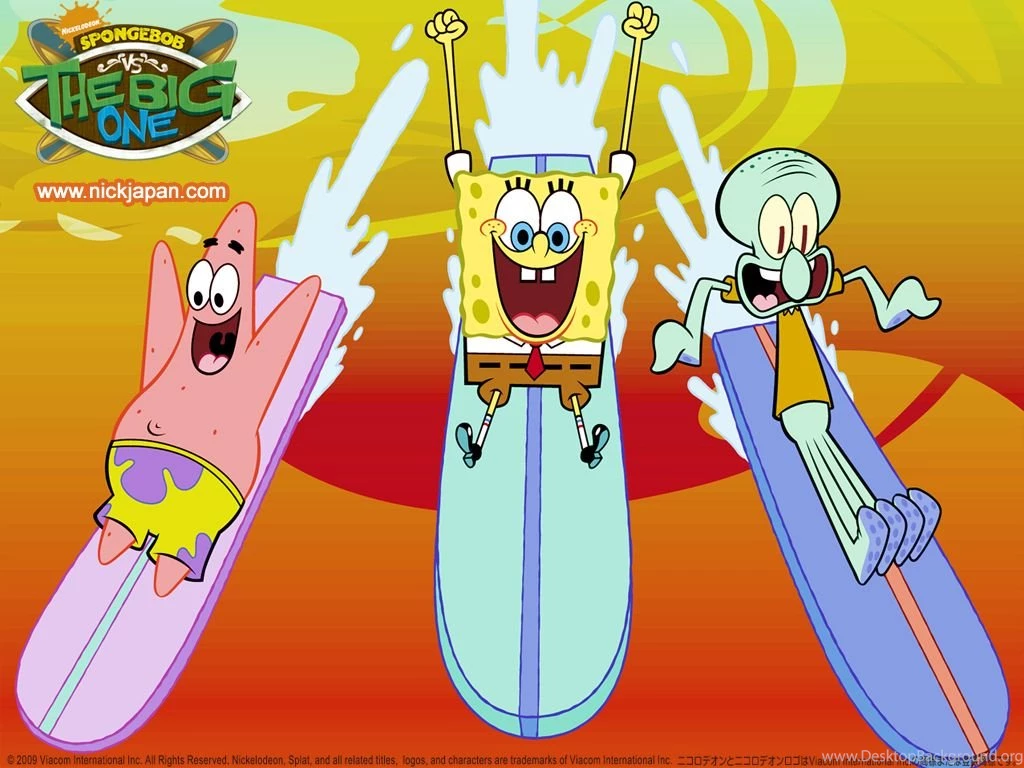 Surf Ride Spongebob Squarepants Wallpapers (12782363) Fanpop