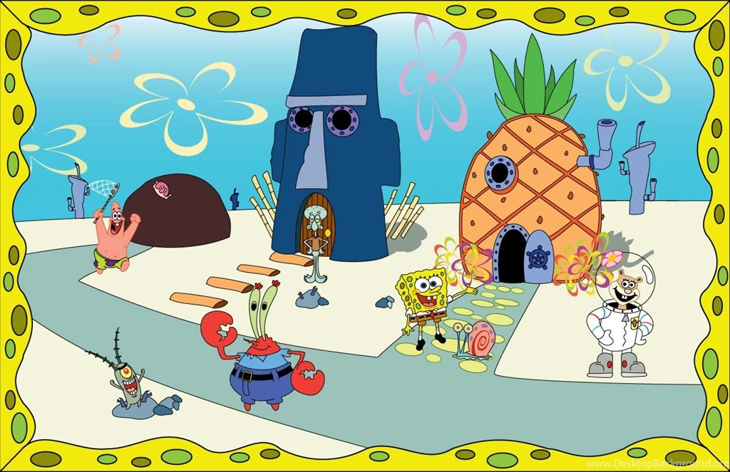 Spongebob And Friends Biki Bottom Wallpapers HD