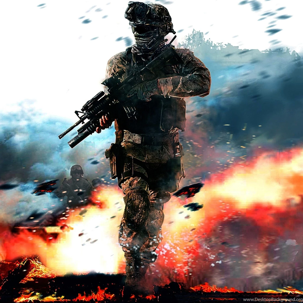 New iPad Air, 4, 3, iPad Mini Retina Call Of Duty Wallpapers HD ...
